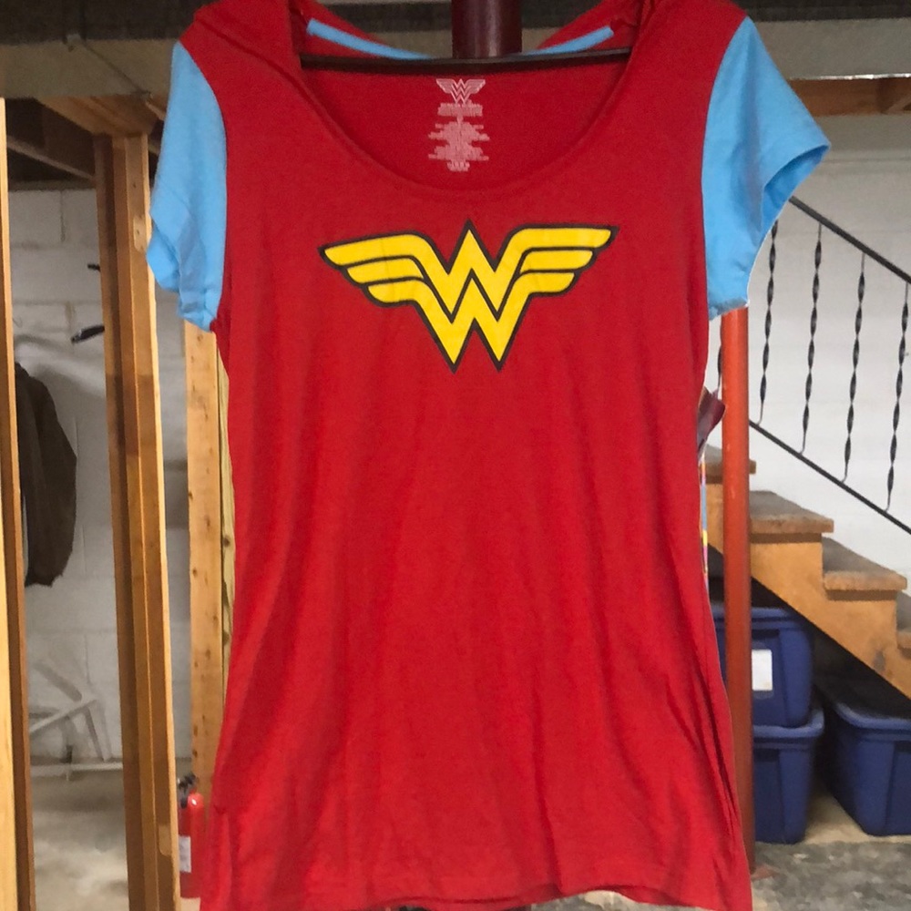 Junior Wonder Woman costume shirt